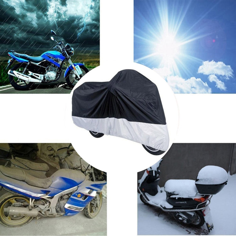 210D Oxford Cloth Motorcycle Electric Car Rainproof Dust-proof Cover, Size: L (Black) - Raincoat by PMC TechLife | Online Shopping South Africa | PMC TechLife | Buy Now Pay Later Mobicred