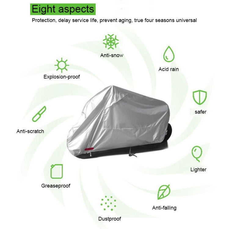 210D Oxford Cloth Motorcycle Electric Car Rainproof Dust-proof Cover, Size: L (Black) - Raincoat by PMC TechLife | Online Shopping South Africa | PMC TechLife | Buy Now Pay Later Mobicred