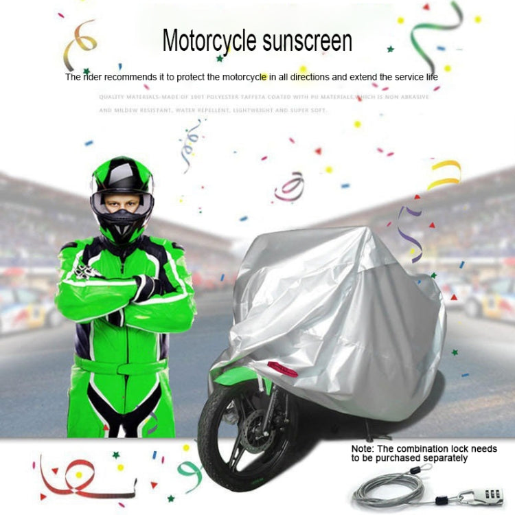 210D Oxford Cloth Motorcycle Electric Car Rainproof Dust-proof Cover, Size: L (Silver) - Raincoat by PMC TechLife | Online Shopping South Africa | PMC TechLife | Buy Now Pay Later Mobicred