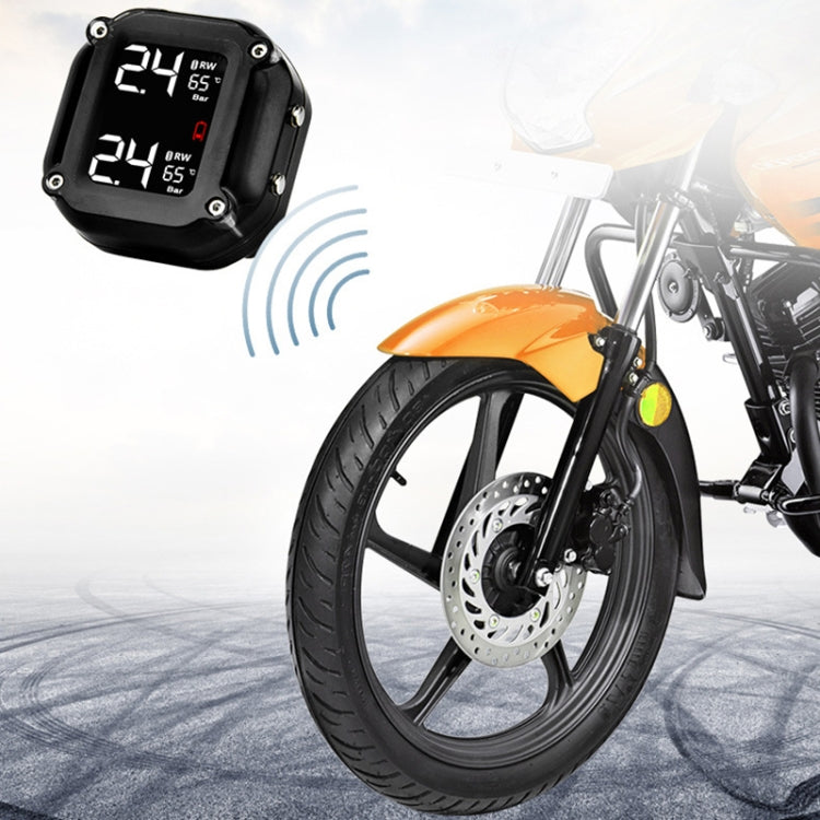 M4 Motorcycles Tire Pressure Monitor with Holder (Black) - Electrical Instruments by PMC TechLife | Online Shopping South Africa | PMC TechLife | Buy Now Pay Later Mobicred