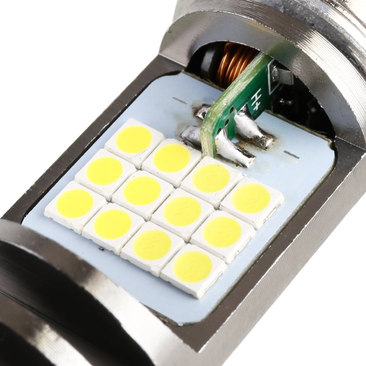 PX15D DC12V / 7.4W Motorcycle LED Headlight with 24LEDs SMD-3030 Lamp Beads (White Light) - Headlights by PMC TechLife | Online Shopping South Africa | PMC TechLife | Buy Now Pay Later Mobicred