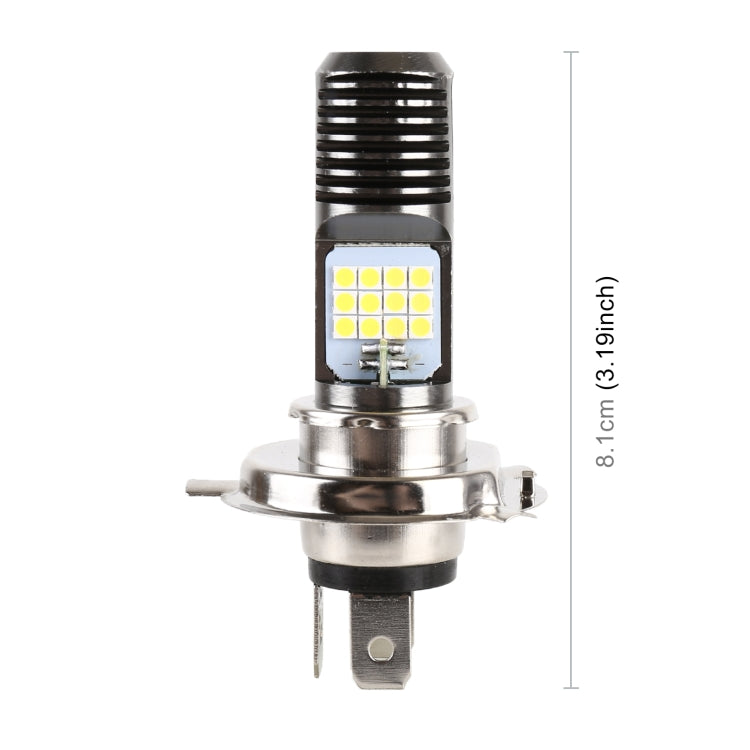 H4 DC12V / 7.4W Motorcycle LED Headlight with 24LEDs SMD-3030 Lamp Beads (White Light) - Headlights by PMC TechLife | Online Shopping South Africa | PMC TechLife | Buy Now Pay Later Mobicred