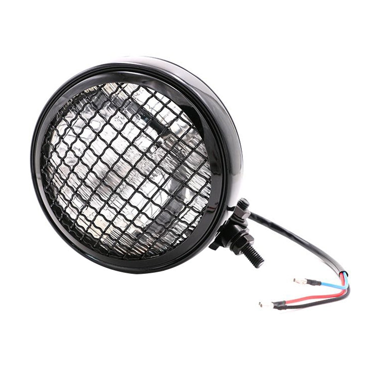 Motorcycle Black Shell Harley Headlight Retro Lamp LED Light Modification Accessories (White) - Headlights by PMC TechLife | Online Shopping South Africa | PMC TechLife | Buy Now Pay Later Mobicred