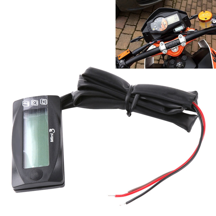 Motorcycle Meter KOSO mini3 Three-in-one Voltmeter - Electrical Instruments by PMC Jewellery | Online Shopping South Africa | PMC Jewellery | Buy Now Pay Later Mobicred