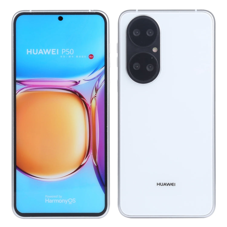 For Huawei P50 Color Screen Non-Working Fake Dummy Display Model (White) - For Huawei by PMC Jewellery | Online Shopping South Africa | PMC Jewellery | Buy Now Pay Later Mobicred