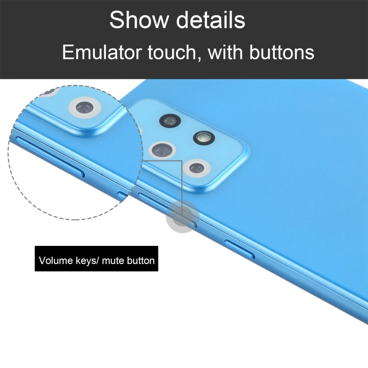 For Samsung Galaxy A72 5G Black Screen Non-Working Fake Dummy Display Model (Blue) - For Galaxy by PMC Jewellery | Online Shopping South Africa | PMC Jewellery | Buy Now Pay Later Mobicred