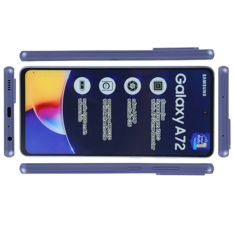 For Samsung Galaxy A72 5G Color Screen Non-Working Fake Dummy Display Model (Purple) - For Galaxy by PMC Jewellery | Online Shopping South Africa | PMC Jewellery | Buy Now Pay Later Mobicred