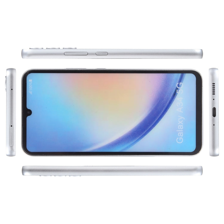 For Samsung Galaxy A34 5G Color Screen Non-Working Fake Dummy Display Model (White) - For Galaxy by PMC Jewellery | Online Shopping South Africa | PMC Jewellery | Buy Now Pay Later Mobicred