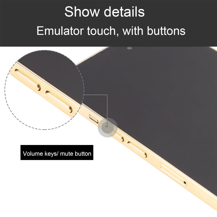 For iPhone 14 Pro Max Black Screen Non-Working Fake Dummy Display Model (Gold) - For iPhone & iPad by PMC TechLife | Online Shopping South Africa | PMC TechLife