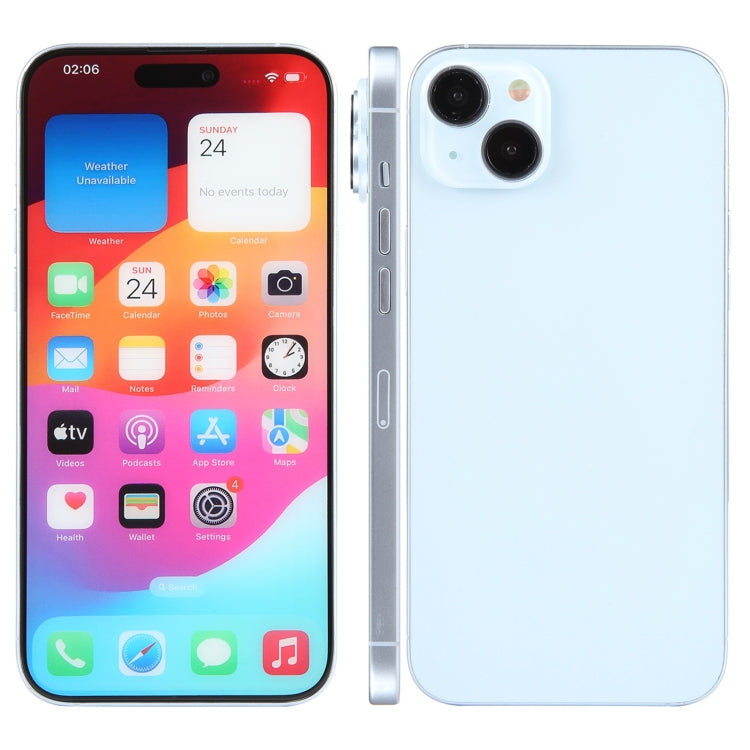 For iPhone 15 Plus Color Screen Non-Working Fake Dummy Display Model (Blue) - For iPhone & iPad by PMC TechLife | Online Shopping South Africa | PMC TechLife