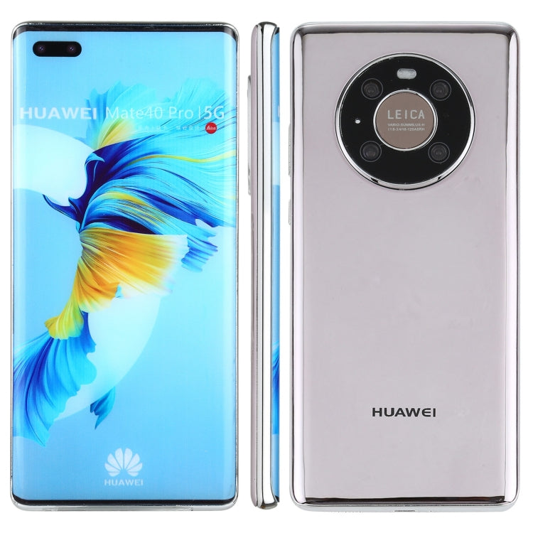 For Huawei Mate 40 Pro 5G Color Screen Non-Working Fake Dummy Display Model(Silver) - For Huawei by PMC Jewellery | Online Shopping South Africa | PMC Jewellery | Buy Now Pay Later Mobicred