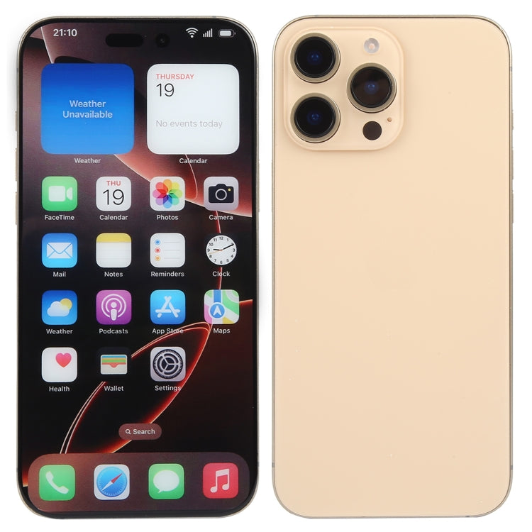 For iPhone 16 Pro Max Color Screen Non-Working Fake Dummy Display Model (Desert) - For iPhone & iPad by PMC Jewellery | Online Shopping South Africa | PMC Jewellery | Buy Now Pay Later Mobicred