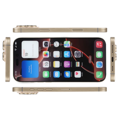 For iPhone 16 Pro Max Color Screen Non-Working Fake Dummy Display Model (Desert) - For iPhone & iPad by PMC Jewellery | Online Shopping South Africa | PMC Jewellery | Buy Now Pay Later Mobicred