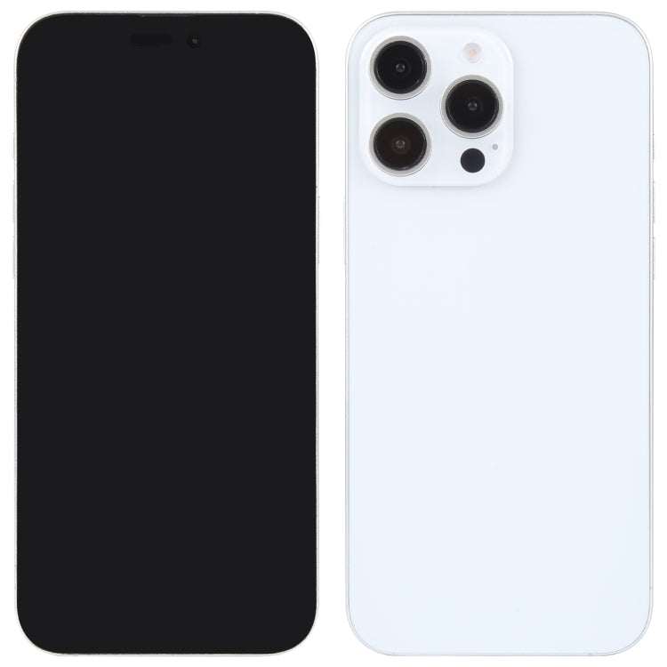 For iPhone 16 Pro Black Screen Non-Working Fake Dummy Display Model (White) - For iPhone & iPad by PMC Jewellery | Online Shopping South Africa | PMC Jewellery | Buy Now Pay Later Mobicred