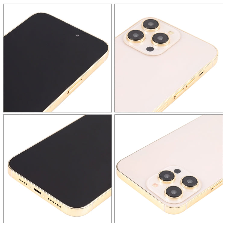 For iPhone 14 Pro Max Black Screen Non-Working Fake Dummy Display Model(Gold) - For iPhone & iPad by PMC Jewellery | Online Shopping South Africa | PMC Jewellery