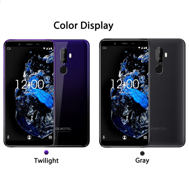 [HK Warehouse] OUKITEL U25 Pro, 4GB+64GB, Dual Back Cameras, Fingerprint Identification, 5.5 inch Android 8.1 MTK6750T Octa Core up to 1.5GHz, Network: 4G, Dual SIM, OTG, OTA(Twilight) - Other by OUKITEL | Online Shopping South Africa | PMC Jewellery | Buy Now Pay Later Mobicred