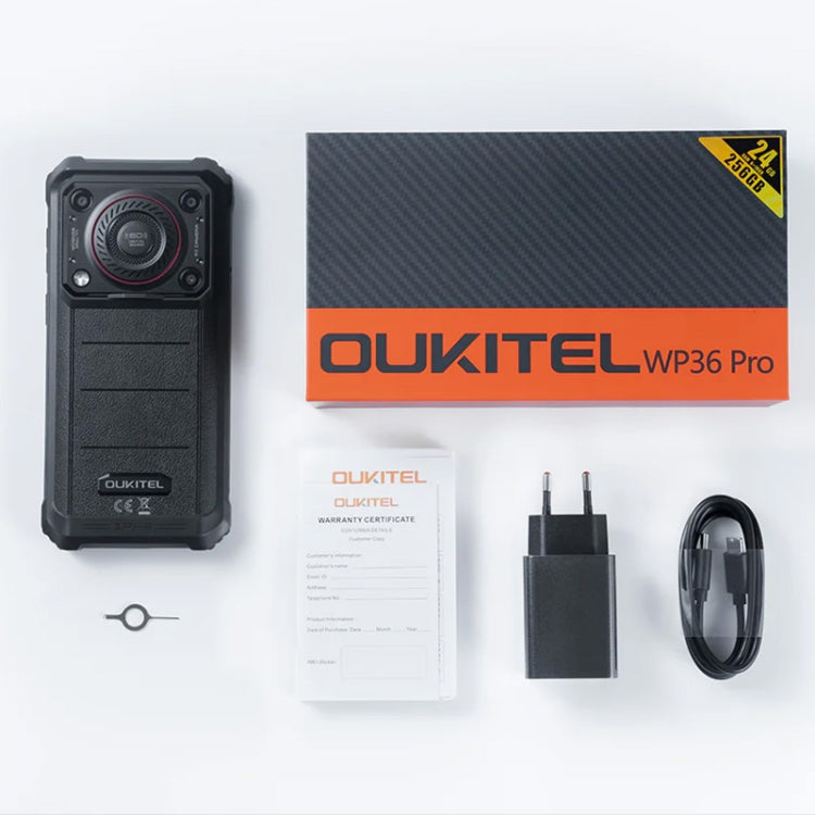 Oukitel WP36 Pro, 6GB+256GB, IP68/IP69K, Fingerprint Identification, 10600mAh, 6.52 inch MediaTek MT8788 Octa Core, NFC, OTG, Network: 4G (Black) - OUKITEL by OUKITEL | Online Shopping South Africa | PMC Jewellery | Buy Now Pay Later Mobicred