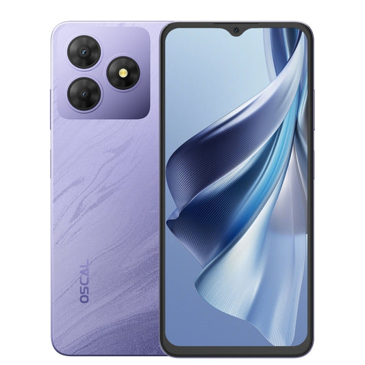 Blackview Oscal FLAT 2, 4GB+128GB, 6.6 inch Android 14 Unisoc T606 Octa Core, Network: 4G (Sky Purple) - Blackview by Blackview | Online Shopping South Africa | PMC Jewellery | Buy Now Pay Later Mobicred