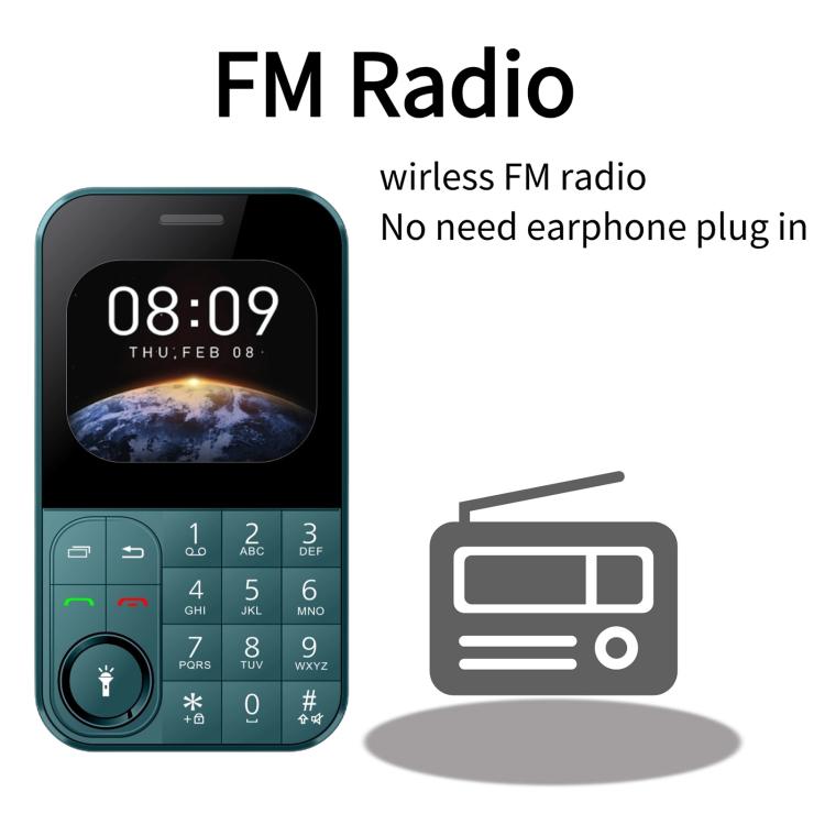 V9 Card Mobile Phone, 2.01 inch, MTK6261D, Support Bluetooth, FM, Torch, GSM, Dual SIM (Black) - free shipping - PMc TechLife - Order now!