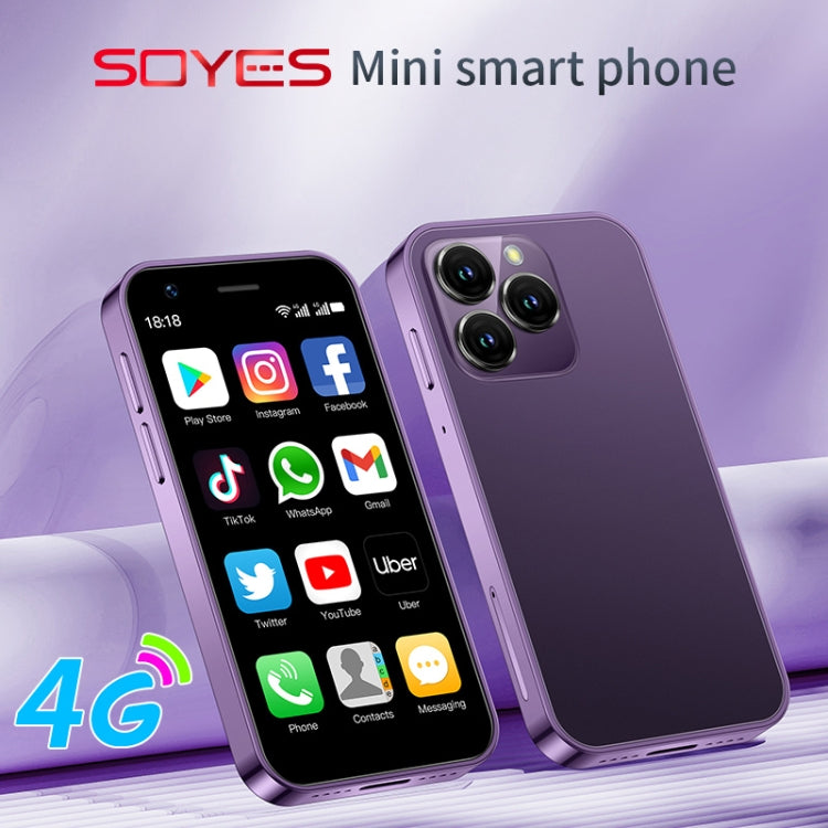 SOYES XS16, 2GB+16GB, 3.0 inch Android 10.0 MTK6737 Quad Core, Bluetooth, WiFi, Network: 4G, Dual SIM, Support Google Play Store (Purple) - SOYES by SOYES | Online Shopping South Africa | PMC Jewellery | Buy Now Pay Later Mobicred