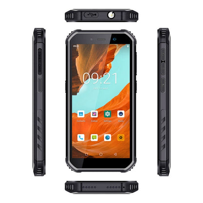 UNIWA F963 Pro Rugged Smart Phone, 6GB+128GB, 5.5 inch Android 13, Unisoc T606 Octa Core, NFC, Fingerprint Unlock, 4G Network, EU Plug (Black Grey) - UNIWA by UNIWA | Online Shopping South Africa | PMC Jewellery | Buy Now Pay Later Mobicred