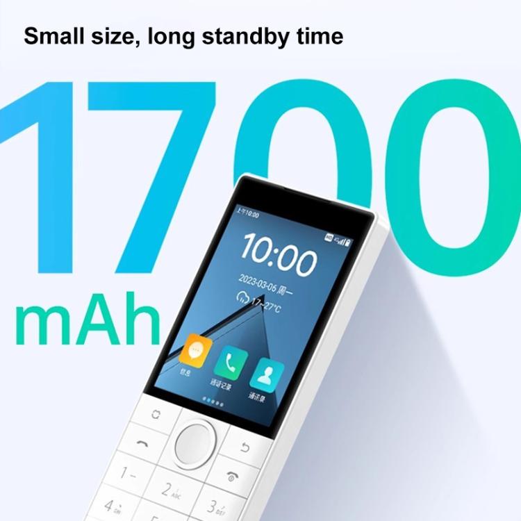 QIN F22 Global, 3GB+32GB, 2.8 inch, Android 11.0 MTK6739 Quad Core, Network: 4G, Support Google Play (White) - free shipping - PMc TechLife - Order now!