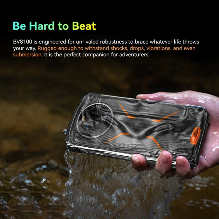 [HK Warehouse] Blackview BV8100 Rugged Phone, 12GB+256GB, 6.5 inch Android 14 MediaTek Helio G99 Octa Core up to 2.2GHz, Network: 4G, NFC, OTG (Orange) - Blackview by Blackview | Online Shopping South Africa | PMC Jewellery | Buy Now Pay Later Mobicred