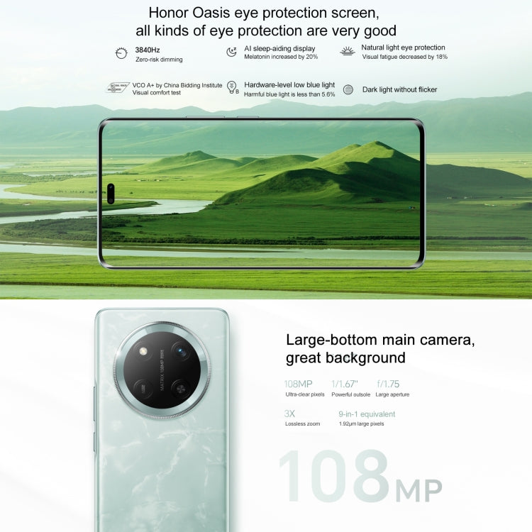 Honor X60 Pro, 8GB+256GB, Screen Fingerprint, 6.78 inch MagicOS 8.0 Snapdragon 6 Gen1 Octa Core, Network: 5G, OTG, Not Support Google Play (Black) - free shipping - PMC Jewellery - Order now!