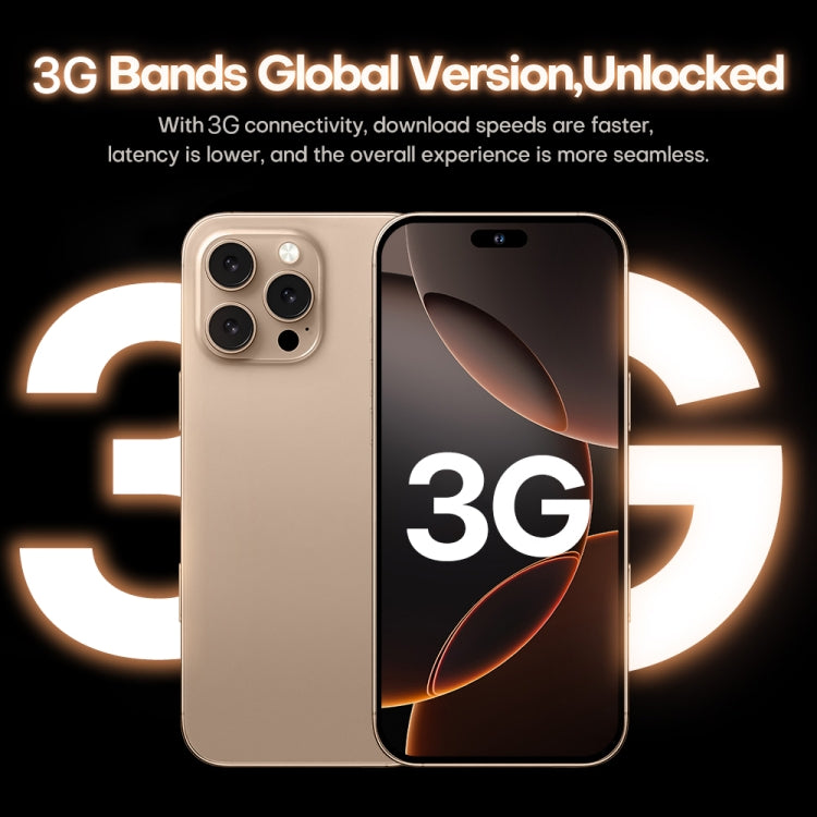 i16 Pro Max / A08, 3GB+32GB, 6.73 inch Screen, Face Identification, Android 8.1 MTK6753 Octa Core, Network: 3G, Dual SIM, EU Plug (Black) -  by PMC Jewellery | Online Shopping South Africa | PMC Jewellery | Buy Now Pay Later Mobicred