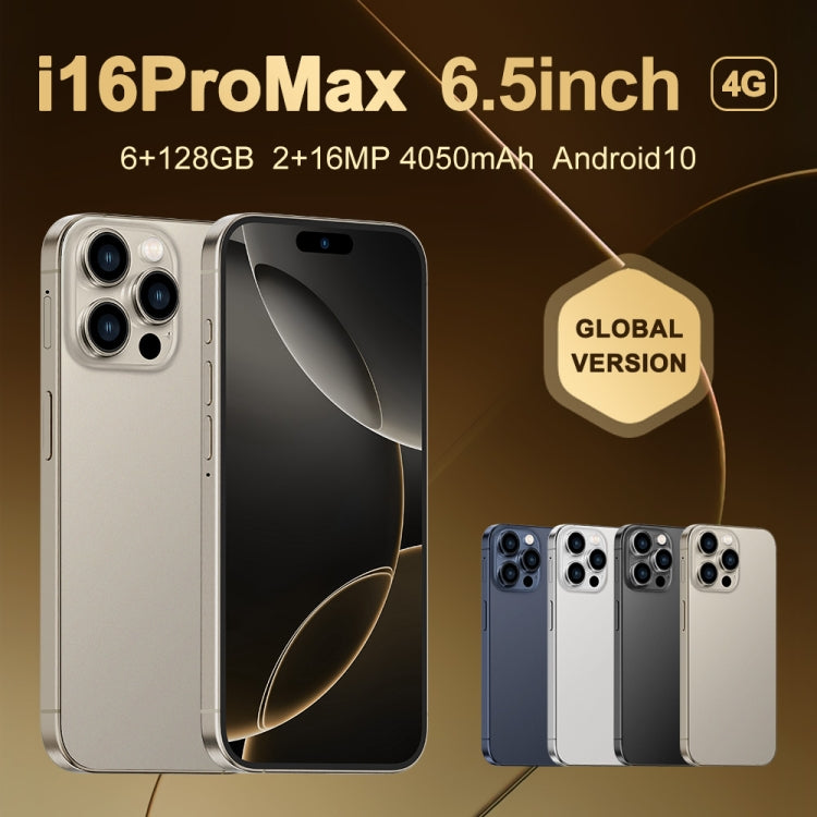 i16 Pro Max / Q5A, 6GB+128GB, 6.5 inch Screen, Face Identification, Android 10 MTK6762 Octa Core, OTG, NFC, Network: 4G, Dual SIM, US Plug (White) - free shipping - PMC Jewellery - Order now!