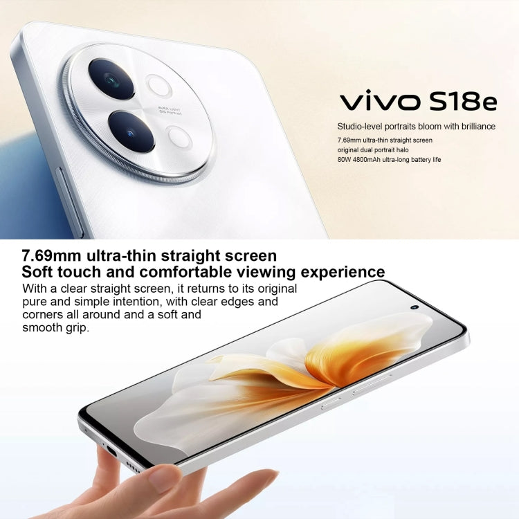 vivo S18e, Dual Back Cameras, 12GB+512GB, Face ID Screen Fingerprint Identification, 6.67 inch Android 14.0 OriginOS 4 Dimensity 7200 Octa Core 2.8GHz, OTG, NFC, Network: 5G, Support Google Play (Black) - vivo by vivo | Online Shopping South Africa | PMC Jewellery | Buy Now Pay Later Mobicred