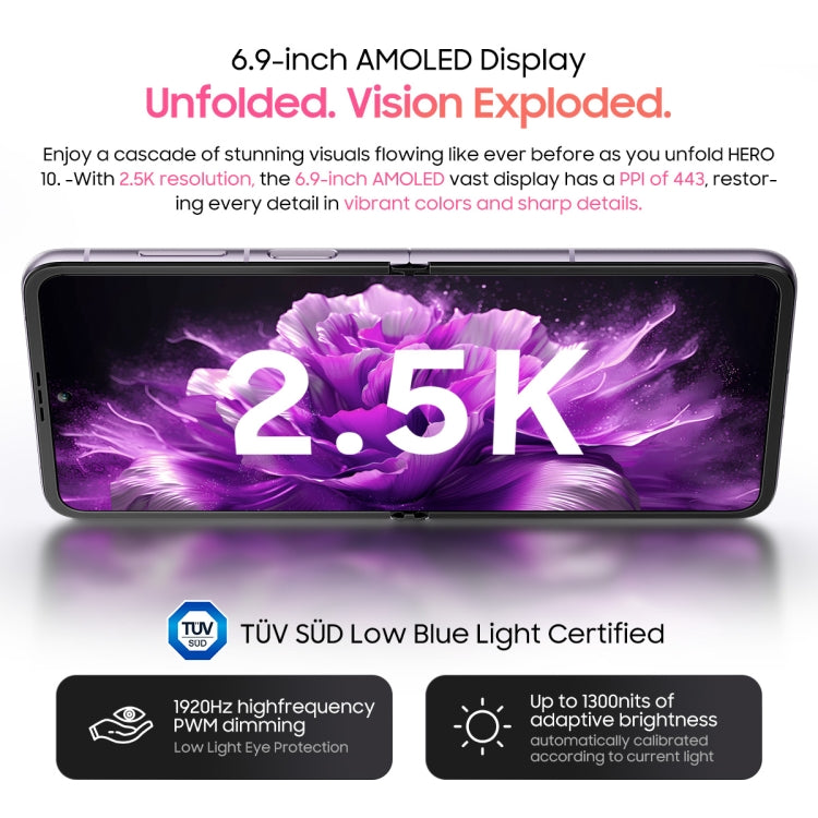 [HK Warehouse] Blackview HER0 10, 12GB+256GB, 6.9 inch Android 13 MTK6789 Helio G99 Octa Core, Network: 4G, NFC, OTG (Purple) - Blackview by Blackview | Online Shopping South Africa | PMC Jewellery | Buy Now Pay Later Mobicred