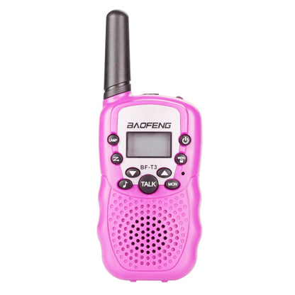 2 PCS BaoFeng BF-T3 1W Children Single Band Radio Handheld Walkie Talkie with Monitor Function, UK Plug - Handheld Walkie Talkie by BAOFENG | Online Shopping South Africa | PMC Jewellery | Buy Now Pay Later Mobicred