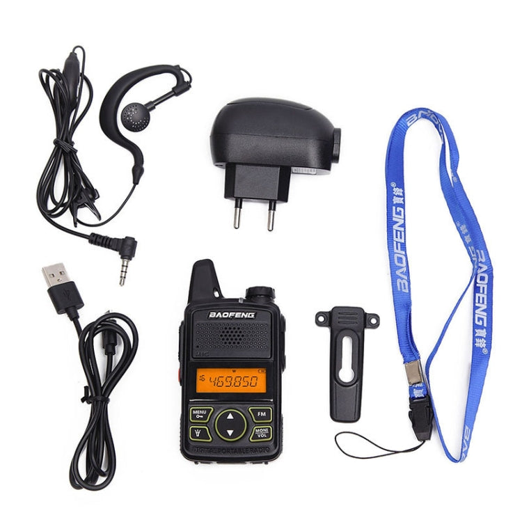 BaoFeng BF-T1 Single Band Radio Handheld Walkie Talkie, UK Plug - free shipping - PMC TechLife - Order now!