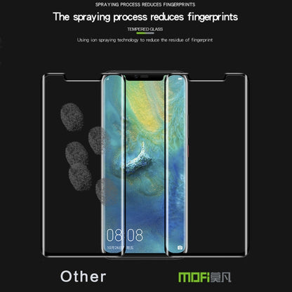 MOFI 9H 3D Explosion-proof Curved Screen Full Glue Tempered Glass Film for Huawei Mate 20 Pro(Black) - Huawei Tempered Glass by MOFI | Online Shopping South Africa | PMC Jewellery