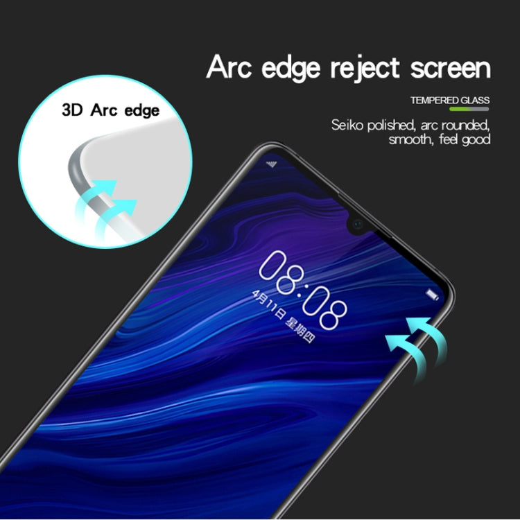 MOFI 9H 3D Explosion-proof Curved Screen Tempered Glass Film for Huawei P30 (Black) - Huawei Tempered Glass by MOFI | Online Shopping South Africa | PMC Jewellery