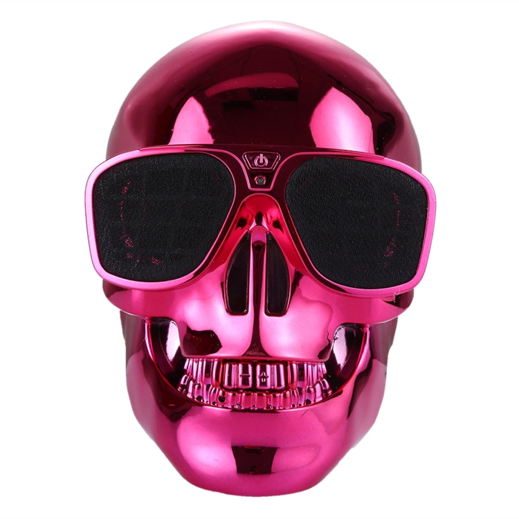 Sunglasses Skull Bluetooth Stereo Speaker, for iPhone, Samsung, HTC, Sony and other Smartphones (Red) - Desktop Speaker by PMC Jewellery | Online Shopping South Africa | PMC Jewellery | Buy Now Pay Later Mobicred