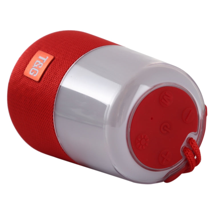 T&G TG168 Portable Wireless Bluetooth V5.0 Stereo Speaker with Handle, Built-in MIC, Support Flashing LED Light & TF Card & U Disk & AUX IN & FM(Red) - Desktop Speaker by T&G | Online Shopping South Africa | PMC Jewellery | Buy Now Pay Later Mobicred