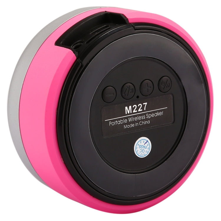 M227 Multifunctional Card Music Playback Bluetooth Speaker, Support Handfree Call & TF Card & AUX Audio Function(Magenta) - Desktop Speaker by PMC Jewellery | Online Shopping South Africa | PMC Jewellery | Buy Now Pay Later Mobicred