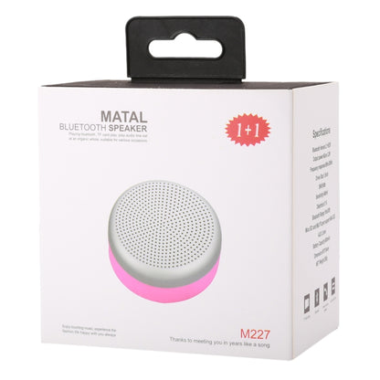 M227 Multifunctional Card Music Playback Bluetooth Speaker, Support Handfree Call & TF Card & AUX Audio Function(Magenta) - Desktop Speaker by PMC Jewellery | Online Shopping South Africa | PMC Jewellery | Buy Now Pay Later Mobicred