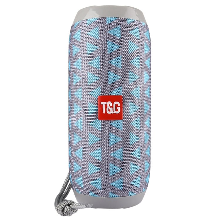 T&G TG117 Portable Bluetooth Stereo Speaker, with Built-in MIC, Support Hands-free Calls & TF Card & AUX IN & FM, Bluetooth Distance: 10m(Blue) - Desktop Speaker by T&G | Online Shopping South Africa | PMC Jewellery | Buy Now Pay Later Mobicred