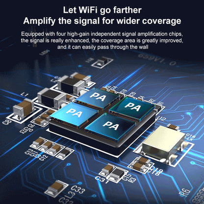 COMFAST CF-WR765AC 1200Mbps Dual Band Wireless Repeater Amplifier with External Antenna - Broadband Amplifiers by COMFAST | Online Shopping South Africa | PMC Jewellery | Buy Now Pay Later Mobicred