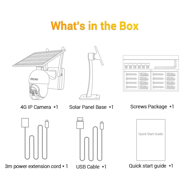 ESCAM QF450 HD 1080P 4G EU Version Solar Powered IP Camera without Memory, Support Two-way Audio & PIR Motion Detection & Night Vision & TF Card - Dome Camera by ESCAM | Online Shopping South Africa | PMC Jewellery | Buy Now Pay Later Mobicred