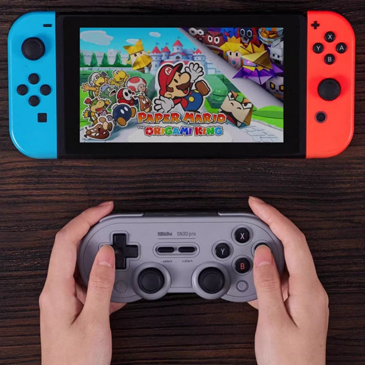 8BitDo SN30 Pro Bluetooth Gamepad Hall Version for Switch / Steam / PC / Android (Grey) - Gamepads by 8BitDo | Online Shopping South Africa | PMC Jewellery | Buy Now Pay Later Mobicred