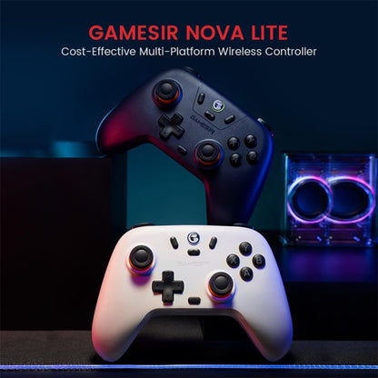 GameSir Nova Lite PC T4N Lite Bluetooth Wireless Gamepad Game Controller for Nintendo Switch (White) - Controller Gamepad by GameSir | Online Shopping South Africa | PMC Jewellery | Buy Now Pay Later Mobicred