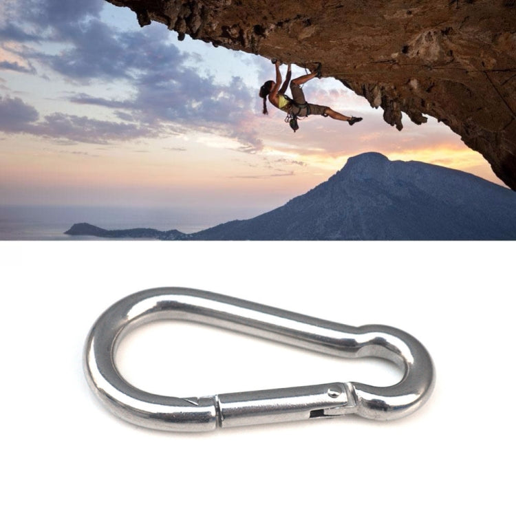 M11 Stainless Steel Carabiner Spring Hook Multi-tool Mountaineering Buckle Lock Camping Hook Rope, Inner Diameter: 10.84mm - Hooks by PMC TechLife | Online Shopping South Africa | PMC TechLife | Buy Now Pay Later Mobicred