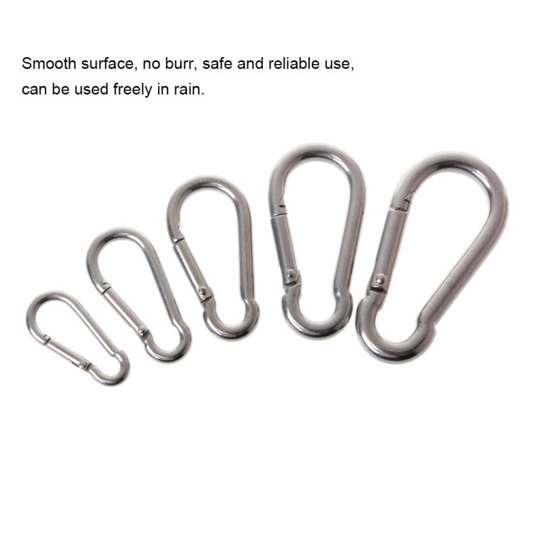 M11 Stainless Steel Carabiner Spring Hook Multi-tool Mountaineering Buckle Lock Camping Hook Rope, Inner Diameter: 10.84mm - Hooks by PMC TechLife | Online Shopping South Africa | PMC TechLife | Buy Now Pay Later Mobicred
