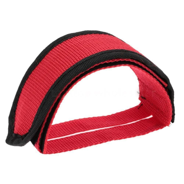 2 PCS Bicycle Pedals Bands Feet Set With Anti-slip Straps Beam Foot(Red) - Pedals by PMC TechLife | Online Shopping South Africa | PMC TechLife