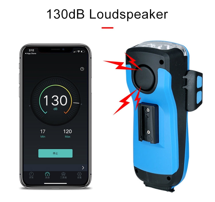 Multifunction 4  in 1 Phone Holder Bicycle Bell Cycling Lamp Flashlight(Red) - Headlights by PMC TechLife | Online Shopping South Africa | PMC TechLife | Buy Now Pay Later Mobicred