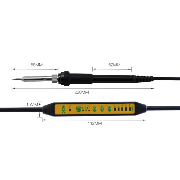 BEST Adjustable Temperature Electric Soldering Iron Welding Solder Station Heat Pencil, UK Plug - free shipping - PMC TechLife - Order now!